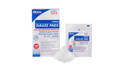 Dukal Gauze Sponge Dukal™ Cotton 12-Ply 2 X 2 Inch Square Sterile