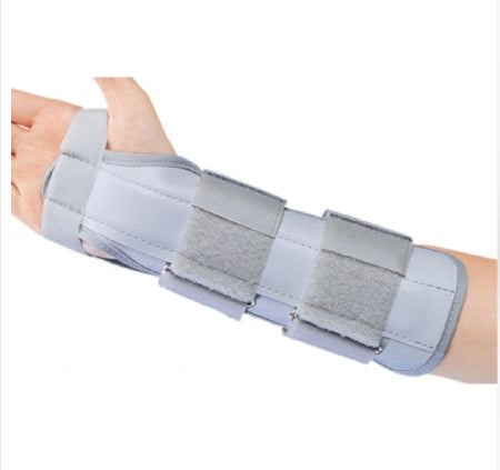 DJO Cock-Up Wrist Brace ProCare® Universal Vinyl / Foam / Tricot Left or Right Hand White One Size Fits Most