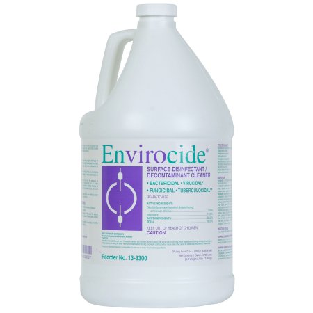 Metrex Research Envirocide® Surface Disinfectant Cleaner Alcohol Based Liquid 1 gal. Jug Alcohol Scent NonSterile - M-381083-2443 - Case of 4