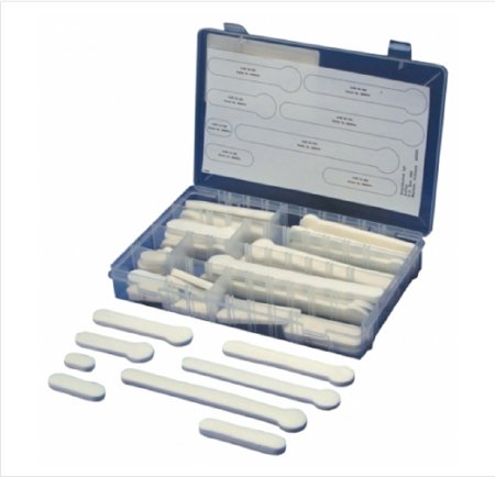 DJO Finger Splint Kit Plastalume™ Assorted Sizes Without Fastening White