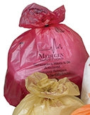 Medegen Medical Products LLC Biohazard Waste Bag Medegen Medical Products 13 - 16 gal. Red Bag Polypropylene 25 X 35 Inch - M-382109-4806 - Case of 200