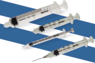 Nipro Medical General Purpose Syringe Nipro™ 3 mL Convenience Tray Luer Slip Tip Without Safety