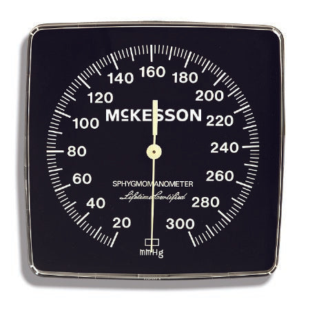 NIBP Gauge McKesson LUMEON™ For use with McKesson Lumeon™ Wall Aneroid Sphygmomanometer MFR # 01-750W-11ABKGM and McKesson Lumeon™ Mobile Aneroid Sphygmomanometer MFR # 01-752M-11ABKGM