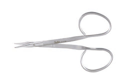 Miltex Stitch Scissors Miltex® Reeh 3-7/8 Inch Length OR Grade German Stainless Steel NonSterile Ribbon Style Finger Ring Handle Curved Blade Sharp Tip / Sharp Tip - M-387342-2377 - Each