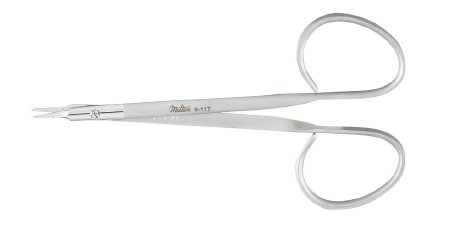 Miltex Stitch Scissors Miltex® 4-7/8 Inch Length OR Grade German Stainless Steel NonSterile Ribbon Style Finger Ring Handle Curved Blade Sharp Tip / Sharp Tip - M-387344-4880 - Each