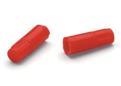 Baxter Cap, Syringe Red, Luer Lock, Polypropylene