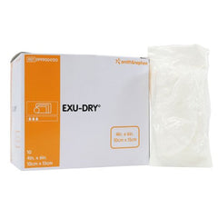 Smith & Nephew Anti-Shear Absorbent Dressing Exu-Dry Polyethylene / Rayon / Cellulose 4 X 6 Inch