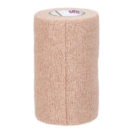 3M Cohesive Bandage 3M™ Coban™ LF 4 Inch X 6-1/2 Yard Standard Compression Self-adherent Closure Tan NonSterile