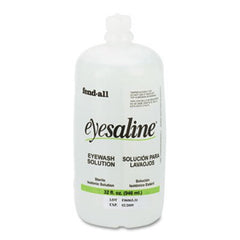 Honeywell Fendall Eyesaline Eyewash Saline Solution Bottle Refill, 32 oz