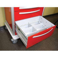 4-Drawer Aluminum Emergency Cart 4-Drawer Cart • 36""H ,1 Each - Axiom Medical Supplies