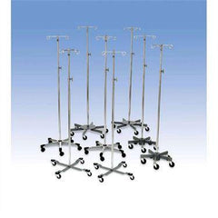 4-Leg Heavy Base IV Stand with 2 Hooks 2 Hooks ,1 Each - Axiom Medical Supplies