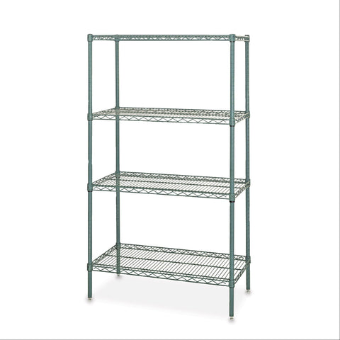 4-Shelf Epoxy Wire Rack Shelving 60"W x 18"D ,1 Each - Axiom Medical Supplies