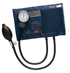 Mabis Healthcare Aneroid Sphygmomanometer with Cuff Mabis® 2-Tube Pocket Size Hand Held Adult Large Cuff