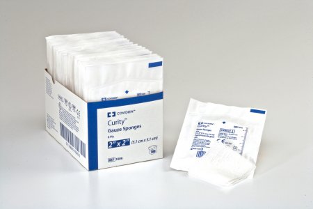 Cardinal USP Type VII Gauze Sponge Curity™ Gauze 8-Ply 2 X 2 Inch Square Sterile