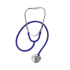 Mabis Healthcare Classic Stethoscope Mabis® Blue 1-Tube 22 Inch Tube Single Head Chestpiece