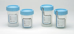 Medegen Medical Products LLC Specimen Container for Pneumatic Tube Systems ClikSeal™ Polypropylene 90 mL (3 oz.) Screw Cap Sterile Inside Only