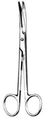 Dissecting Scissors Miltex® Serratex-Mayo 6-3/4 Inch Length OR Grade German Stainless Steel NonSterile Finger Ring Handle Curved Blade Blunt Tip / Blunt Tip