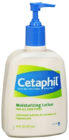 Galderma Laboratories Hand and Body Moisturizer Cetaphil® 16 oz. Pump Bottle Unscented Lotion