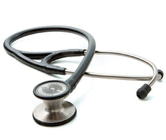 American Diagnostic Corp Cardiology Stethoscope Adscope® Black 1-Tube 19 Inch Tube Double-Sided Chestpiece