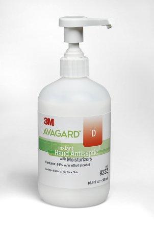 3M Hand Sanitizer 3M™ Avagard™ D 16 oz. Ethyl Alcohol Gel Pump Bottle