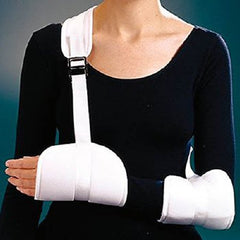 Patterson Medical Supply Arm Sling with Shoulder Pad Rolyan® CVA Sling Slide Buckle with Strap
