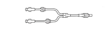 Baxter Extension Set 7 Inch Tubing 1.9 mL Priming Volume DEHP - M-408917-1018 - Case of 48