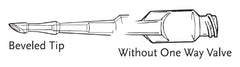 Medtronic-Neurological Vessel Cannulae DLP® Clear Body, 3 mm, 2 Inch Length, Beveled Tip, Threaded End, Female Luer - M-409016-1889 - Case of 40