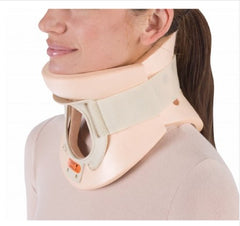 DJO Rigid Cervical Collar ProCare® California Preformed Adult Medium Two-Piece / Trachea Opening 3-1/4 Inch Height 13 to 16 Inch Neck Circumference