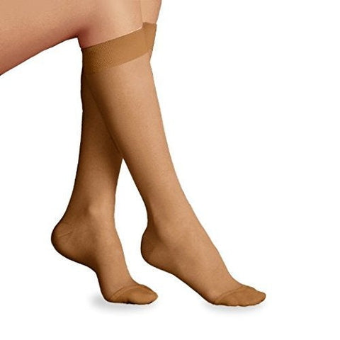 BSN Medical Compression Stocking JOBST UltraSheer Knee High X-Large / Petite Natural Closed Toe - M-993634-2259 | Pair