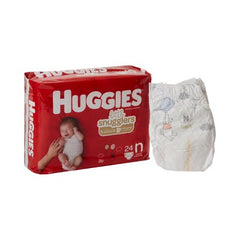 Kimberly Clark Unisex Baby Diaper Huggies® Little Snugglers Newborn Disposable Heavy Absorbency - M-411271-3343 - Case of 288