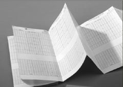Vyaire Medical Diagnostic Recording Paper Vital Signs® Thermal Paper Z-Fold Red Grid