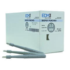 EDM 3 LLC Biopsy Punch BioPunch® Dermal 3 mm OR Grade - M-412443-1885 - Box of 25