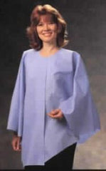 Graham Medical Products Exam Cape Blue One Size Fits Most Front Opening Without Closure