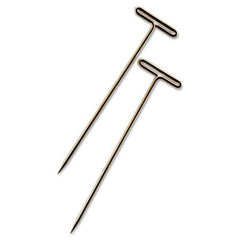 GEM® T-Pins, Steel, Silver, 1 1/2", 100/Box