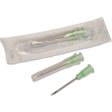 Cardinal Hypodermic Needle Monoject™ SoftPack Without Safety 18 Gauge 1 Inch Length - M-414559-1467 - Case of 1000