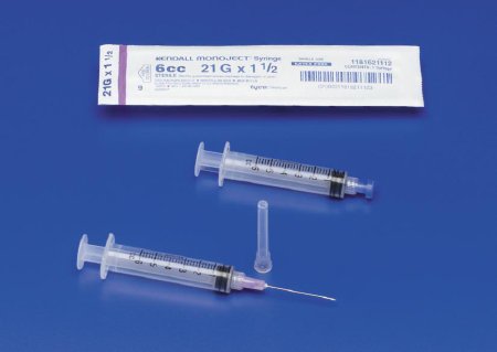 Cardinal General Purpose Syringe Monoject™ 6 mL Blister Pack Luer Slip Tip Without Safety - M-414617-3072 - Box of 100