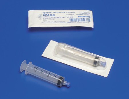 Cardinal General Purpose Syringe Monoject™ 20 mL Blister Pack Regular Tip Without Safety - M-414630-2830 - Case of 160