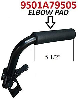 Drive Medical Wheelchair Elbow Pad For 795 Duet Transport Wheelchair Rollator Walker - M-981608-1824 - Each
