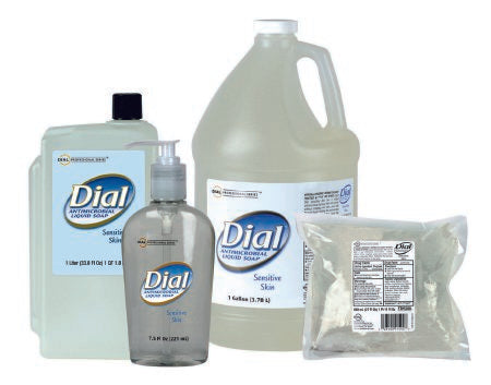 Lagasse Antimicrobial Soap Dial® Professional for Sensitive Skin Liquid 7.5 oz. Pump Bottle Floral Scent