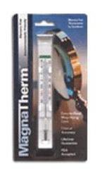 R.G. Medical Diagnostics Glass Rectal Thermometer Geratherm® Glass , Mercury Free Oval Shape Fahrenheit / Celsius