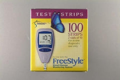 Abbott Blood Glucose Test Strips FreeStyle Lite® 100 Strips per Box Tiny sample size only 0.3 µL For Freestyle Lite ® Monitor System