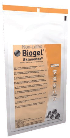 Molnlycke Surgical Glove Biogel® Skinsense™ Size 6 Sterile Pair Polyisoprene Extended Cuff Length Fully Textured Ivory Not Chemo Approved - M-418187-4243 - Case of 200