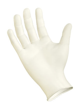Sempermed USA Exam Glove StarMed® X-Small NonSterile Latex Standard Cuff Length Fully Textured White Not Chemo Approved - M-421162-1247 - Case of 1000