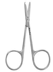 Miltex Stitch Scissors MeisterHand® Spencer 3-1/2 Inch Length Surgical Grade Stainless Steel NonSterile Finger Ring Handle Straight Blunt Tip / Blunt Tip - M-421381-4356 - Each