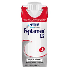 Nestle Healthcare Nutrition Tube Feeding Formula Peptamen® 1.5 8.45 oz. Carton Ready to Use Unflavored Adult
