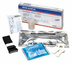 BSN Medical Ankle Sprain Management Kit Ortho-Glass® AS Includes: Small/Medium Custom-moldable Brace, Ice Pack, Elastic Bandage, U-shaped Ankle Foam Cushions, Rehab Straps, Instruction Leaflet