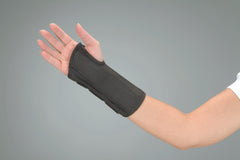 DeRoyal Cock-Up Wrist Brace DeRoyal® Low Profile Polyester / Foam Left Hand Black Small