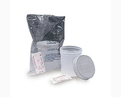 Medegen Medical Products LLC Specimen Container Gent-L-Kare™ Polypropylene 120 mL (4 oz.) Screw Cap Patient Information Poly Bagged Sterile / Sterile Inside Only