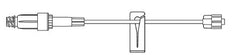 B. Braun Extension Set UltraSite® 8 Inch Tubing 1 Port 0.61 mL Priming Volume DEHP-Free - M-427406-4361 - Case of 100