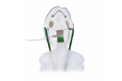 Teleflex LLC NonRebreather Oxygen Mask Elongated Style Adult One Size Fits Most Adjustable Head Strap / Nose Clip